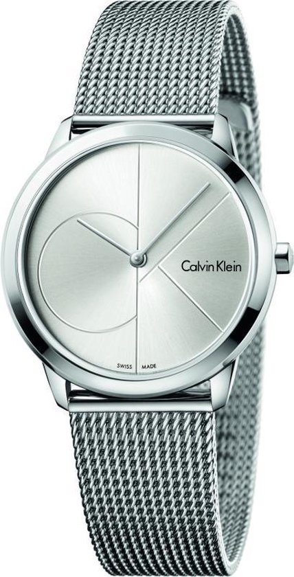 Calvin Klein Minimal Extension Horloge - Zilverkleurig | bol