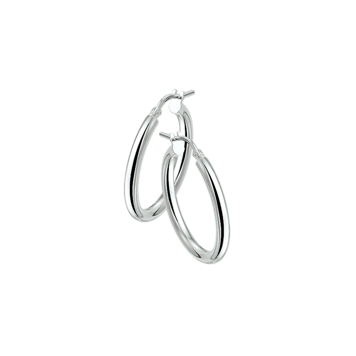 Zilver Oorringen 2,5 MM Ronde Buis 1007195