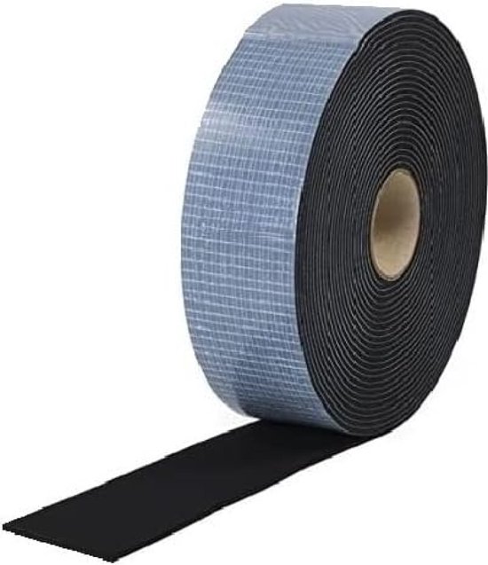 EPDM Premium afdichtingstape, 2 mm dik, zelfklevend, celrubber (60 mm x