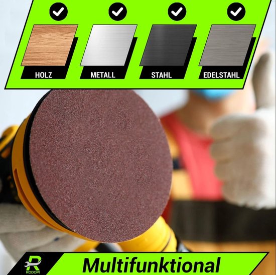 1 rol schuurlinnen 25 mm x 6 m - Veelzijdig schuurpapier for het
