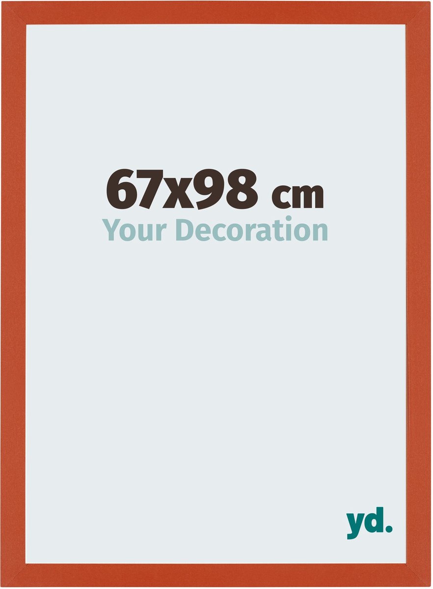 yd. Your Decoration - Fotolijst 67x98 cm - MDF - Oranje - Mura