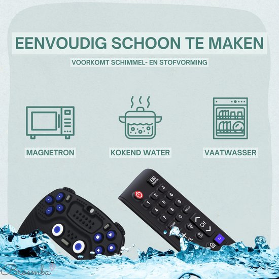Télécommande Bébé + Téléphone Bébé - Anneaux de dentition 100% Silicone - Jouets Bébé - Broemba® Rome