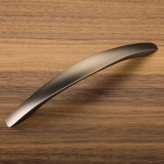Meubelgreep REEL Boorgatafstand 160 mm roestvrij staal optiek