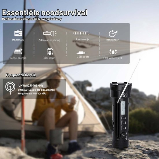Aluminum Alloy Hand Generator - Rechargeable Crank