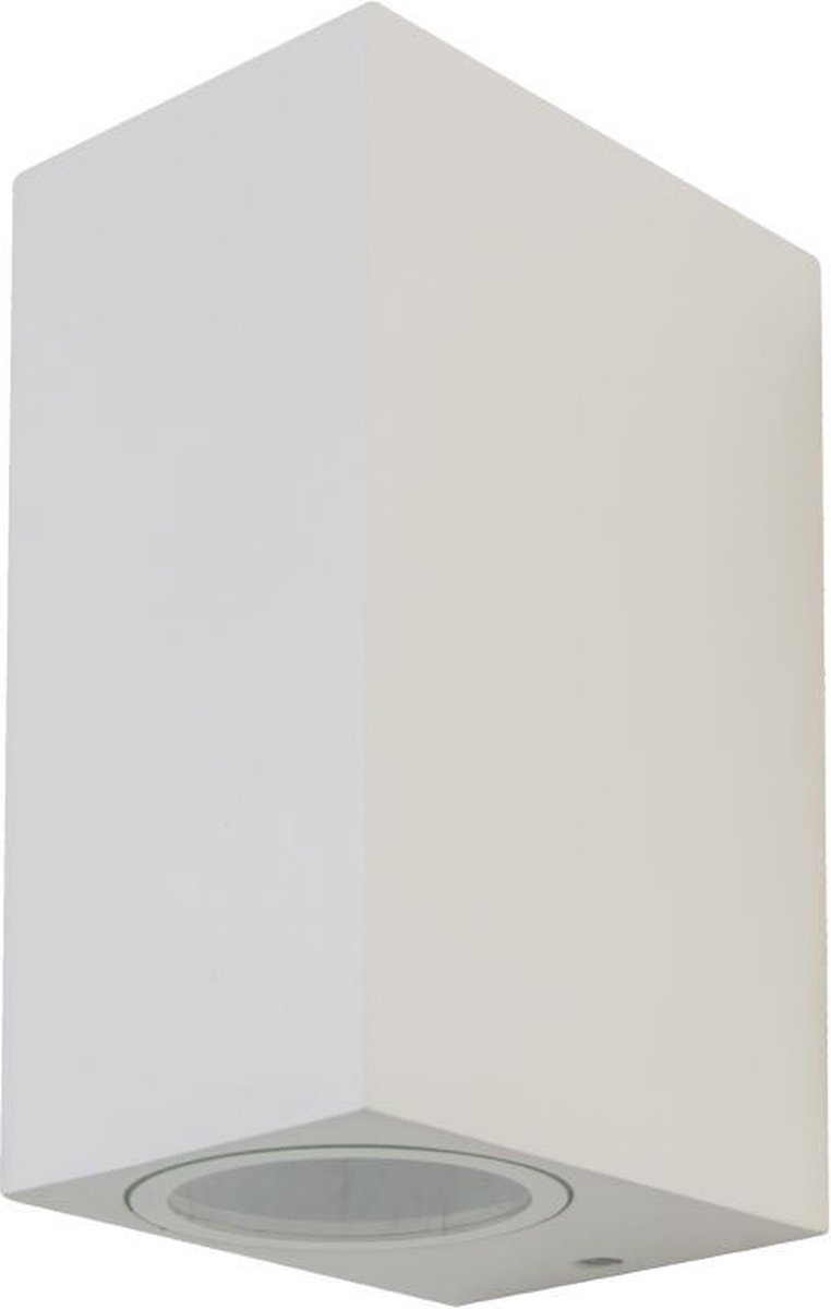 V-TAC VT-7652SQ Wandlamp Buiten - Wandbevestigingen - GU10 Houder - IP44 - Wit