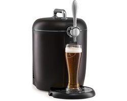 Klarstein 6L Bier Zapfanlage met Kühlung, 65W Zapfanlage voor Bier wie Frisch Gezapft, Kühlung 3 12°C, Bier Zapfanlagen Gekühlt met LED en Füllstandsanzeige, Leise Bierzapfanlage met Mini Bier Fass – geschikt voor thuisfitness en sportschoolgebruik,