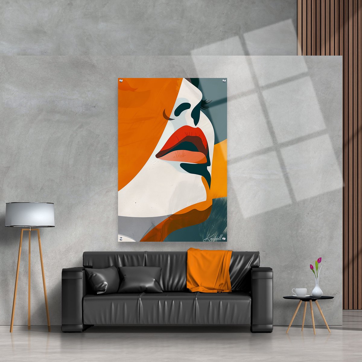Luxe Plexiglas Schilderij Delicate | 90x60 cm | Woonkamer | Slaapkamer | Kantoor | Muziek | Design | Art | Modern | ** 5MM DIK**