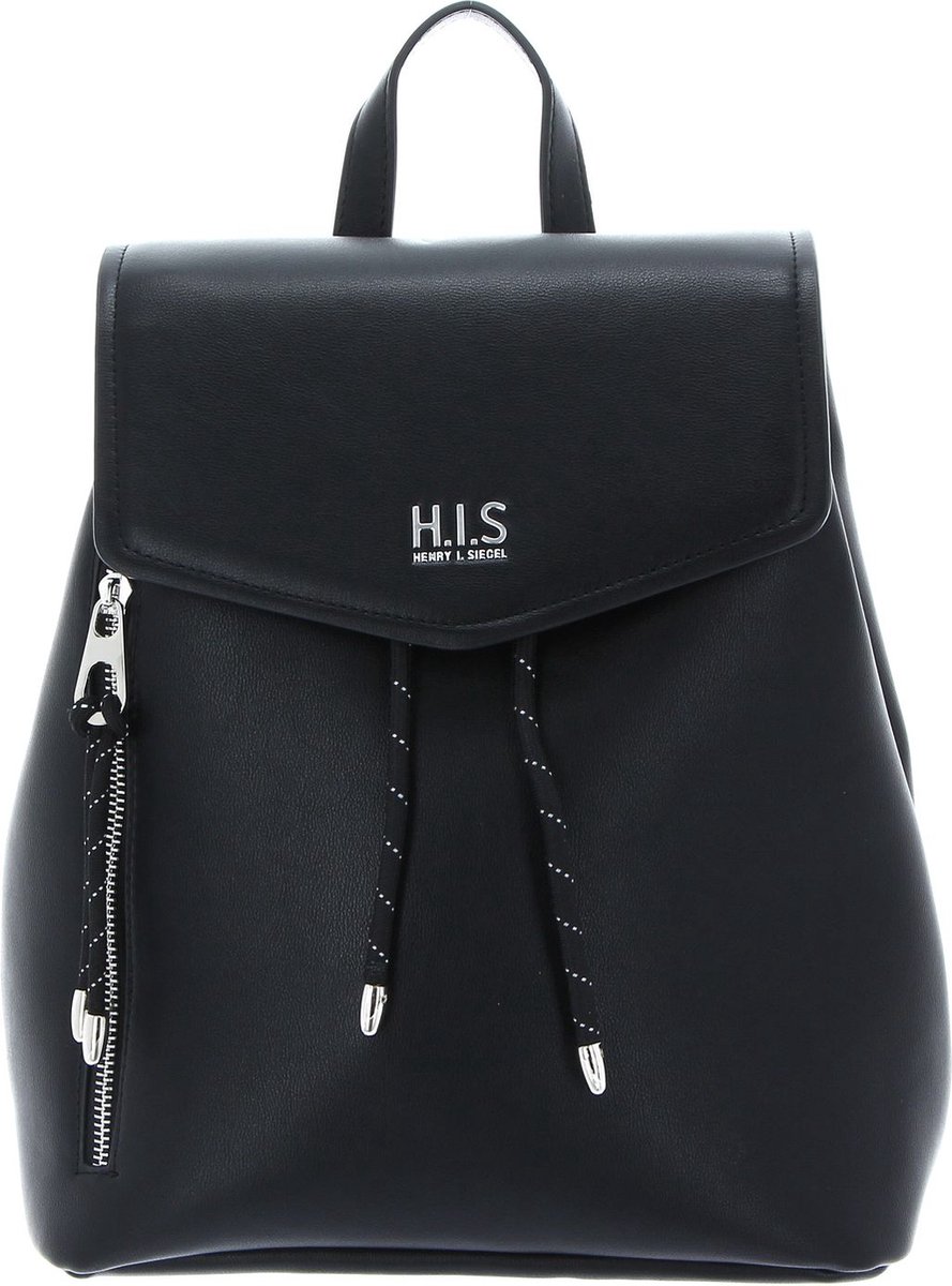 H.I.S Vrije tijd rugzak Rugzak Backpack Schwarz Zwart