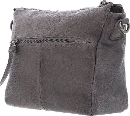 FREDsBRUDER Cuir Sac à épaule bandoulière Sac à épaule My Old Friend Crossbag Grey Gris