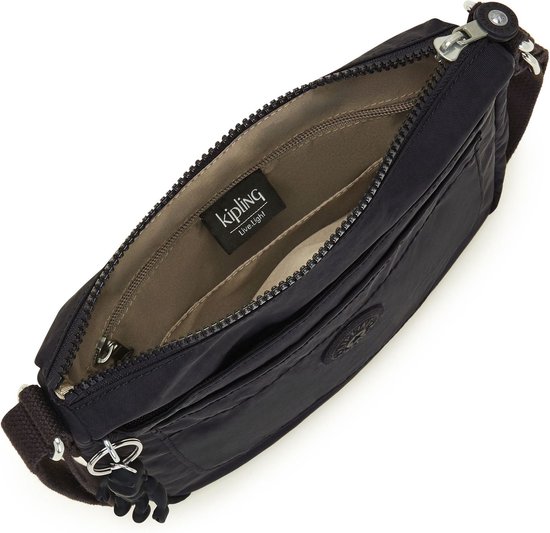kipling Sac à épaule bandoulière Basic Sebastian Crossbody Bag Black Noir