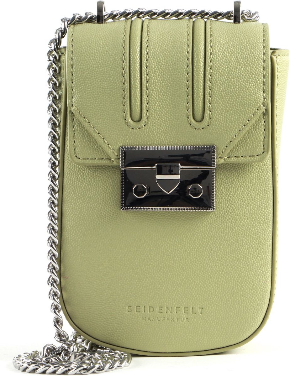 SEIDENFELT MANUFAKTUR Schoudertas Avondtas Roros Mobile Matcha Green Groene