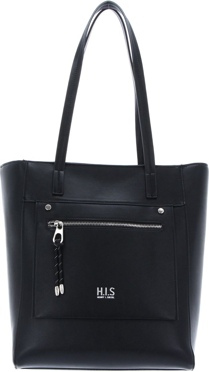 H.I.S Schoudertas Shopper Black Zwart