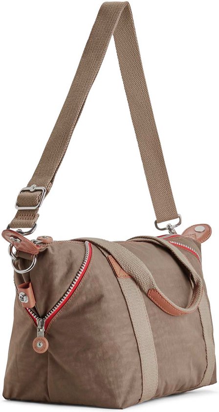 kipling Sac à main Sac à épaule bandoulière Basic Eyes Wide Open Art Mini Handbag True Beige Combo Brun