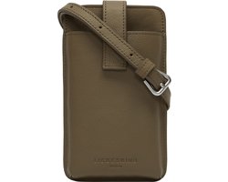 LIEBESKIND BERLIN Leren Telefoontasje Schoudertas Harris Mobile Pouch Salvia Kaki