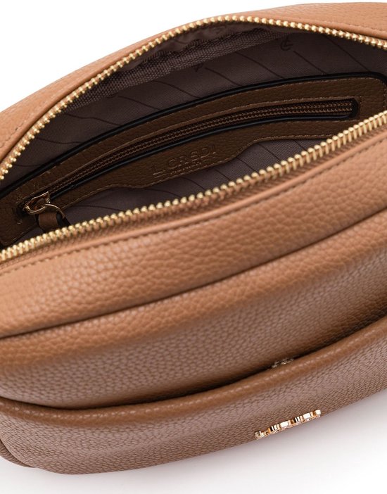 L.CREDI Sac à épaule bandoulière Olga Crossbody Bag Toffee Brun