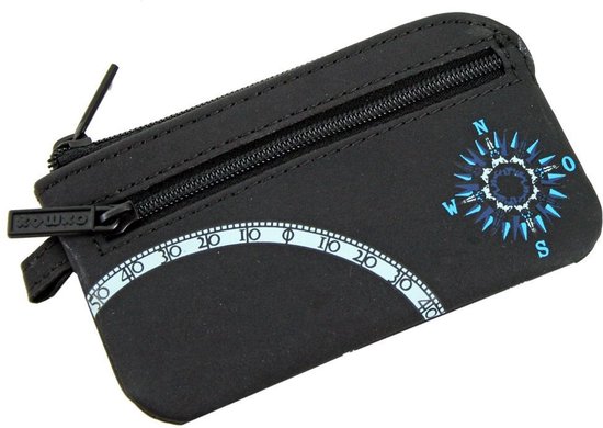Porte-monnaie Oxmox Anti RFID – Motif Crabe Cyan Et Noir – Protection Des Cartes