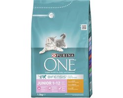 Purina One Junior - Kattenvoer - Kip Rijst 1.5 kg