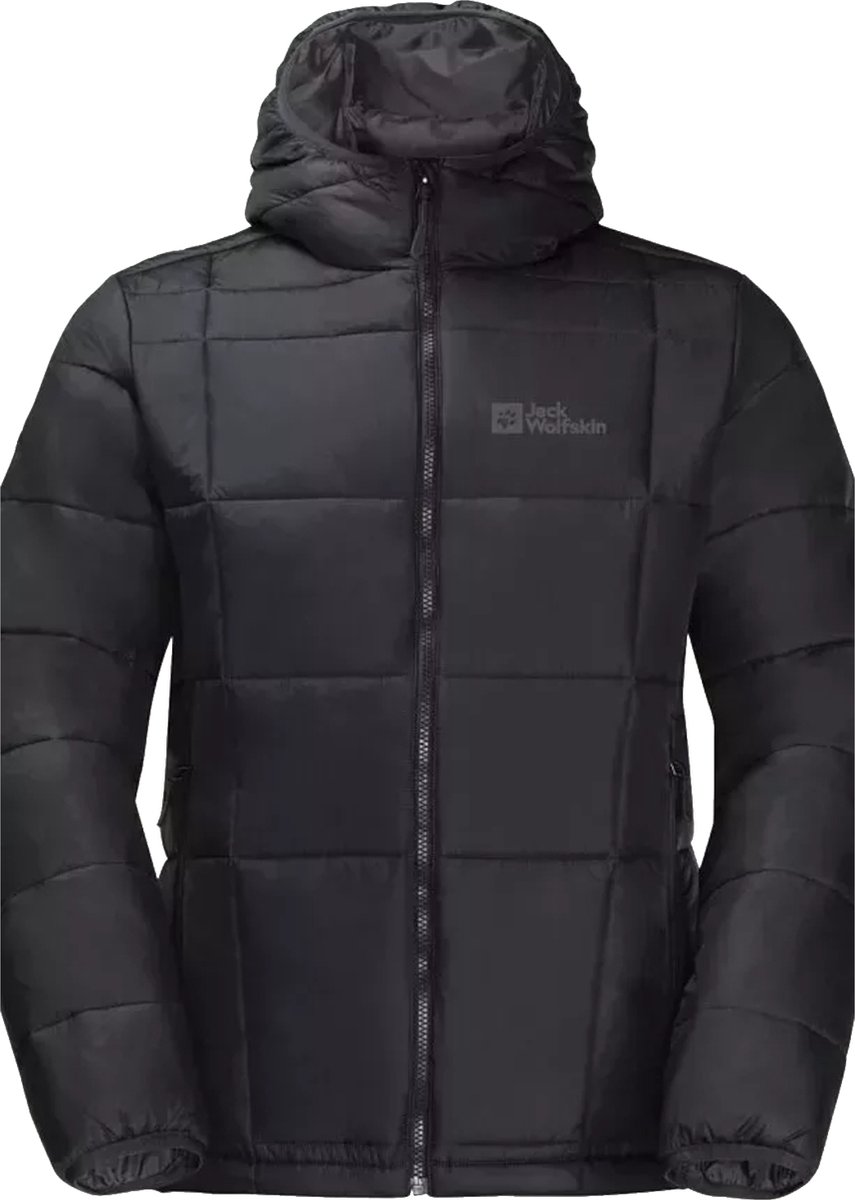 Jack Wolfskin Bergland INS Hoody M 1206881-6000 Mannen Jasje Zwart