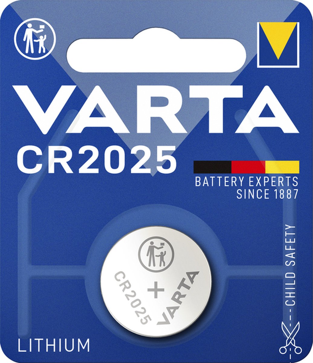 10x Varta CR2025 Lithium Batterij