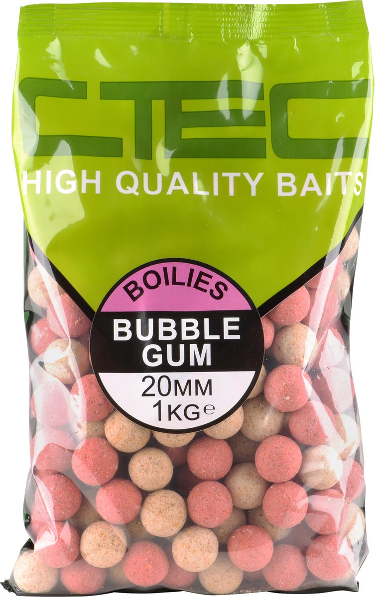 C-TEC Budget Boilies - 20mm - Bubble Gum