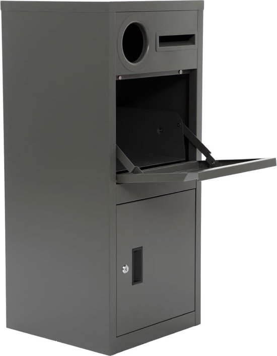 Nuoosty Afsluitbare Brievenbus - Interne Hangende Brievenbus Voor Wandmontage Of Vrijstaand, Aluminiumlegering