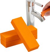 Eenvoudige Kalkgum - Magic Gum - Kalkaanslag Koekaanslag Verwijderaar - Verwijder Roest - Rubber Blok - Roestrij staal vlekken verwijderen - Ontkalkende gum - LOUZIR