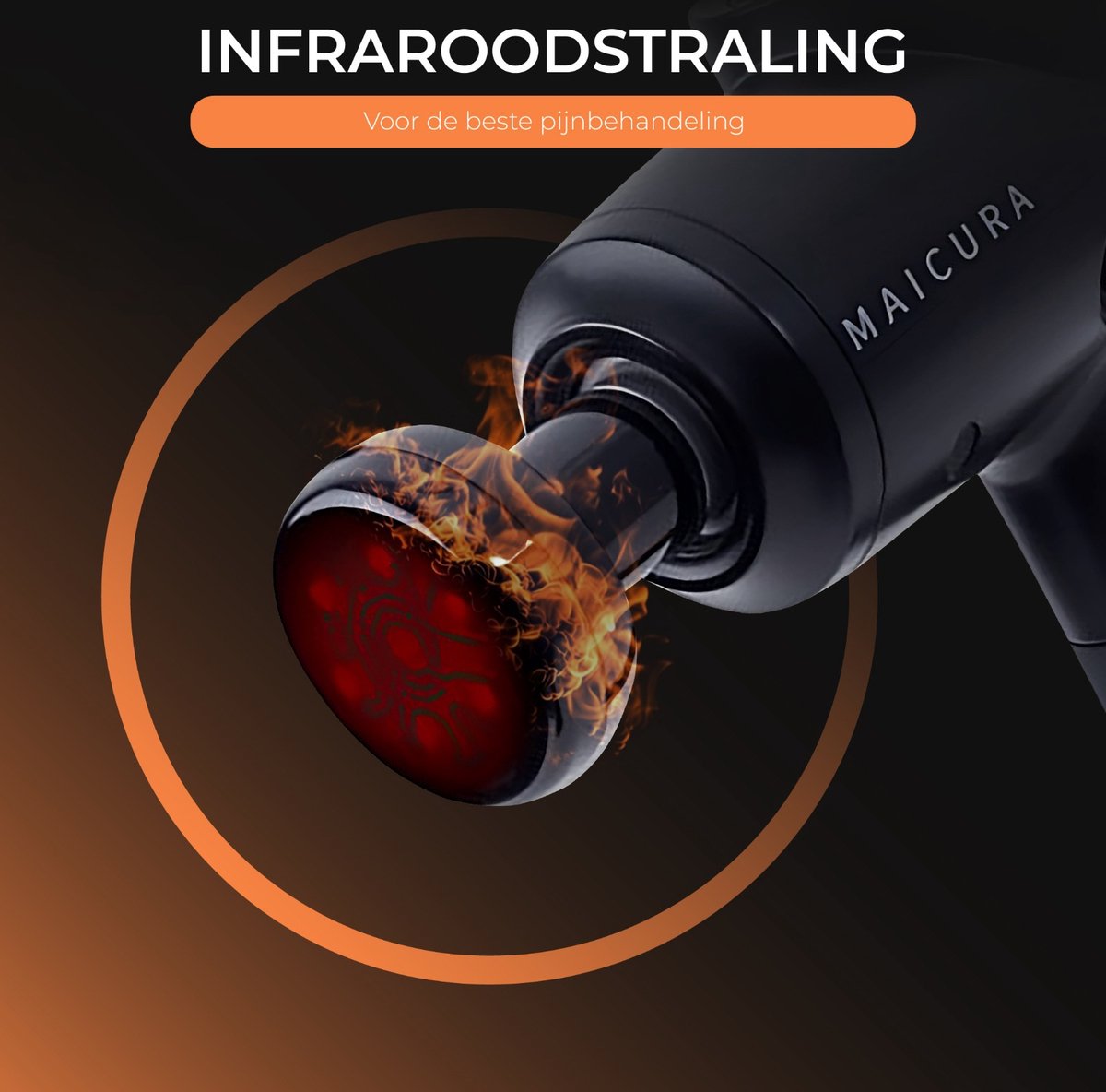 Afbeelding 2 van Maicura PRO - Massage Gun - Professioneel - Massage Apparaat - Massage Pistool - Infrarood