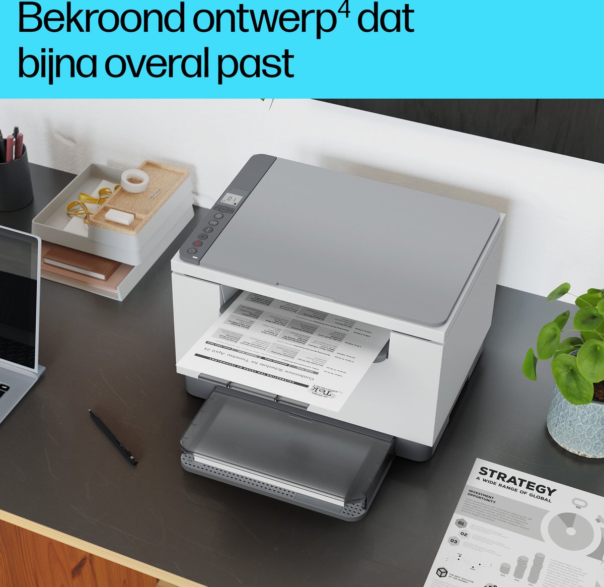 HP LaserJet MFP M234dw - Laserprinter - Zwart-Wit Printer — afbeelding 2