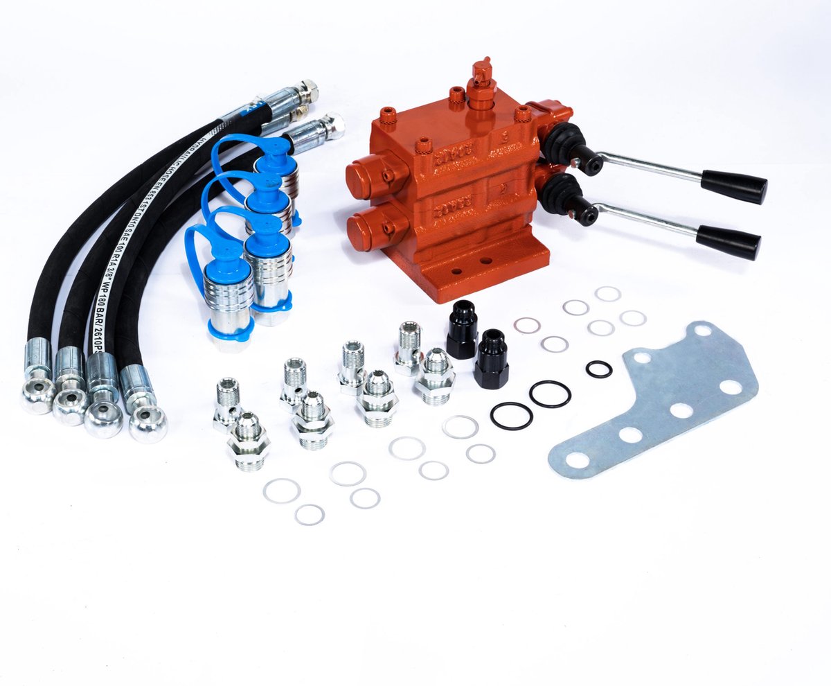 Hydraulische Ventielblok voor Steyr 768, 8043, 8053, 8073 dubbele spoel