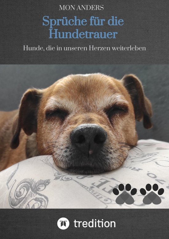 Sprüche für die Hundetrauer - cover