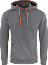riverso Heren trui RIVSandro regular fit Grijs 3XL Volwassenen Sweat Hoodie met Capuchon