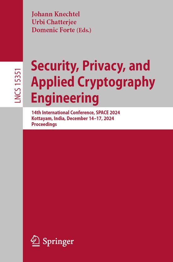 Lecture Notes in Computer Science15351- Security, Privacy, a ... - cover