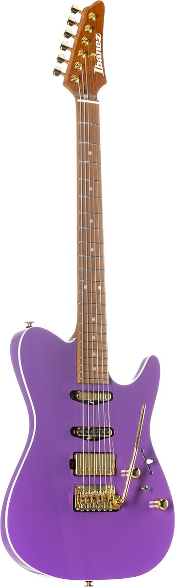 Ibanez Lari Basilio LB1-VL Violet - Elektrische gitaar