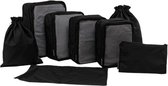 Bol.com Roamwell Compressie Packing Cubes - 8 stuks - Koffer Organizer Set - Compression Packing Cubes voor Baggage & Backpack -... aanbieding