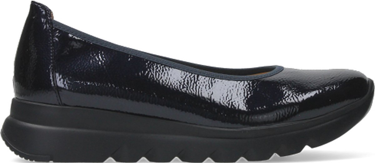 Wolky Ballerina's Snallerina FF blauw lak biocare