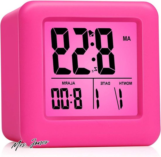 Mrs Jones Plumeet Digitale Wekker Kinderen Wekker Met Snooze En mrs-jones-plumeet-digitale-wekker-kinderen-wekker-met-snooze-en