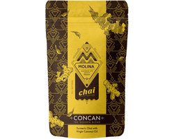 500 gram Golden Latte -Kurkuma Chai - Molina Concan - Losse thee g - 50 koppen per 500 gram