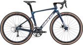 Rinos Sandman 1.0 Carbon Gravel Bike, avec vitesses Shimano SORA 18 et freins à disque, vélo léger pour femmes et hommes, 700 x 40C, Kameleon Blauw- Purple 58