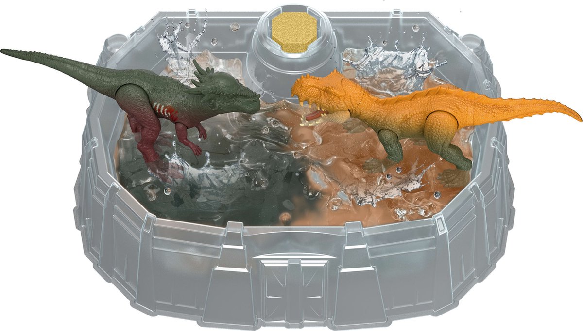 Jurassic World DINO REVEAL BATTLE PACK Prestosuchus vs. Stygimoloch