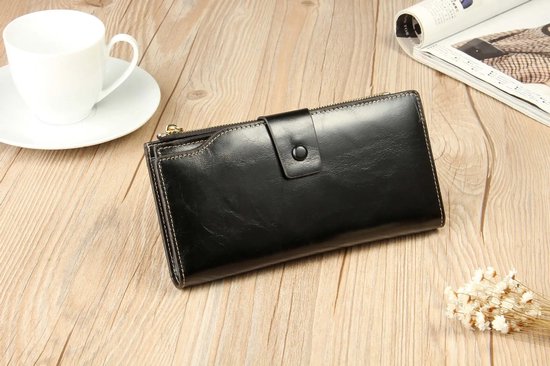 Portemonnee Dames, Portemonnee, Portemonnees, Portefeuille Dames, Dames Pasjes Houder, Card Holder Wallet, Portefeuille, Portefeuille Dames Met Kaarthouders, Creditcardhouder, Pasjeshouder Vrouwen, Moederdag, Valentijnsdag, Verjaardag, ZWART