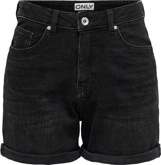 ONLY Short en jean ONLJOSEPHINE Taille haute Coupe droite Short en jean
