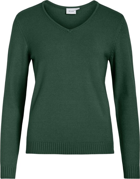 VILA VIRIL V-NECK L/S KNIT TOP - NOOS Dames Trui - Maat XS