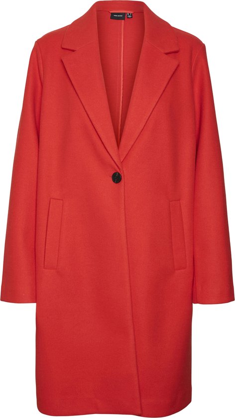 Vero Moda padded maxi coat with hood in black