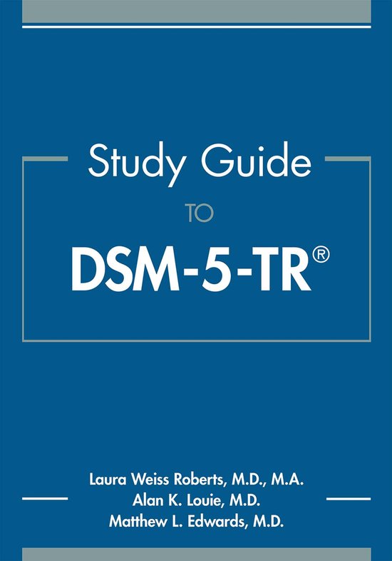 Study Guide to DSM-5-TR® - cover