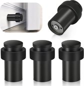 Robuuste Deurstoppers van Roestvrijstaal met Geluidsdempende Rubber