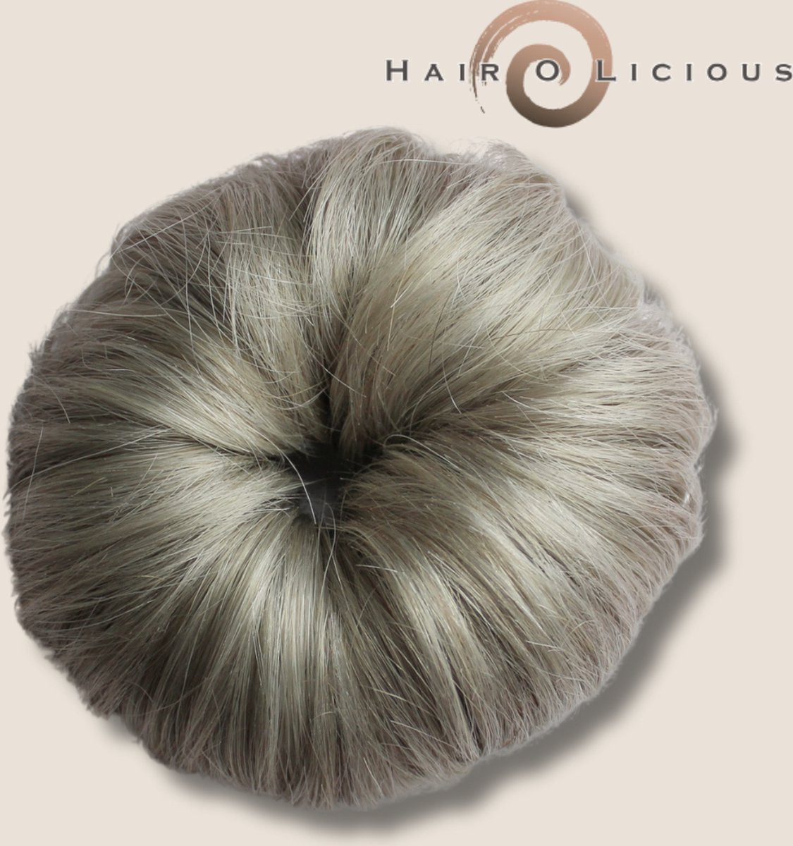 Human Hair Bun | #Grey