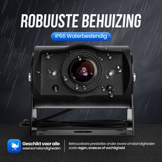 Cartronix RV-320 PRO Achteruitrijcamera | Universeel | 12 LED | Nachtzicht
