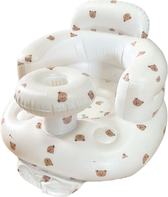 Zolirao Sit Me Up Opblaasbaar babyzitje 3-36 maanden, met ingebouwde