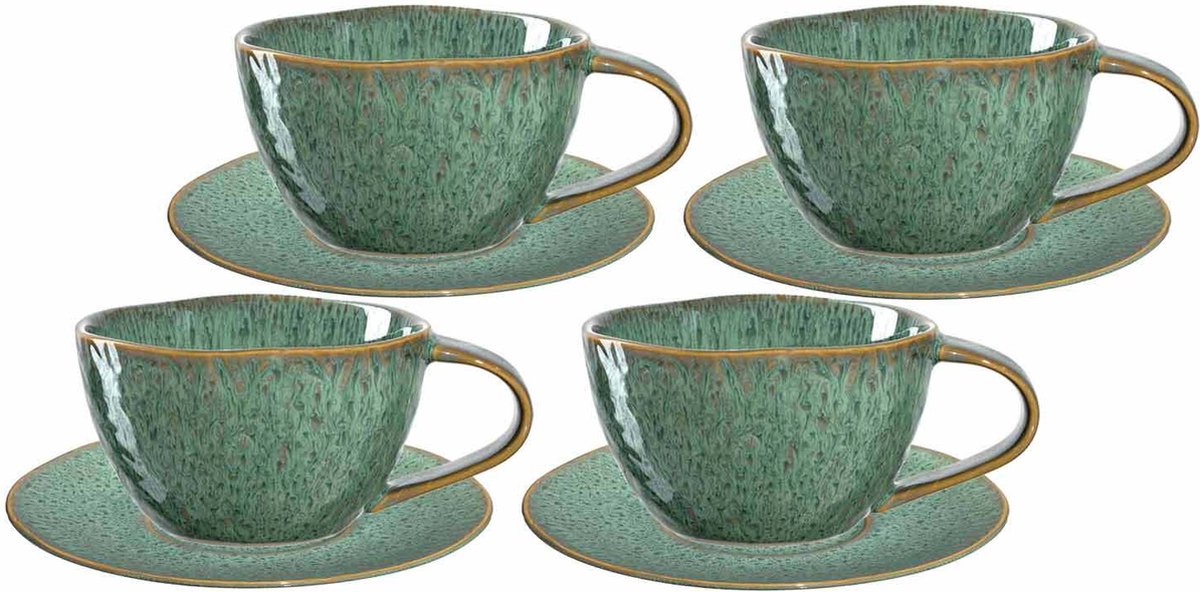 Cappuccinotassen Matera 180 ml Set van 4