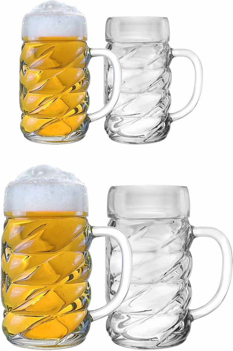 Bierkrüge Diamond Set van 4